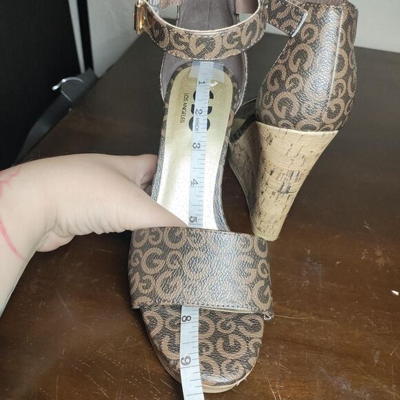 GBG* Los Angeles Cork Wedges - Size 6 - Picture 5 of 5